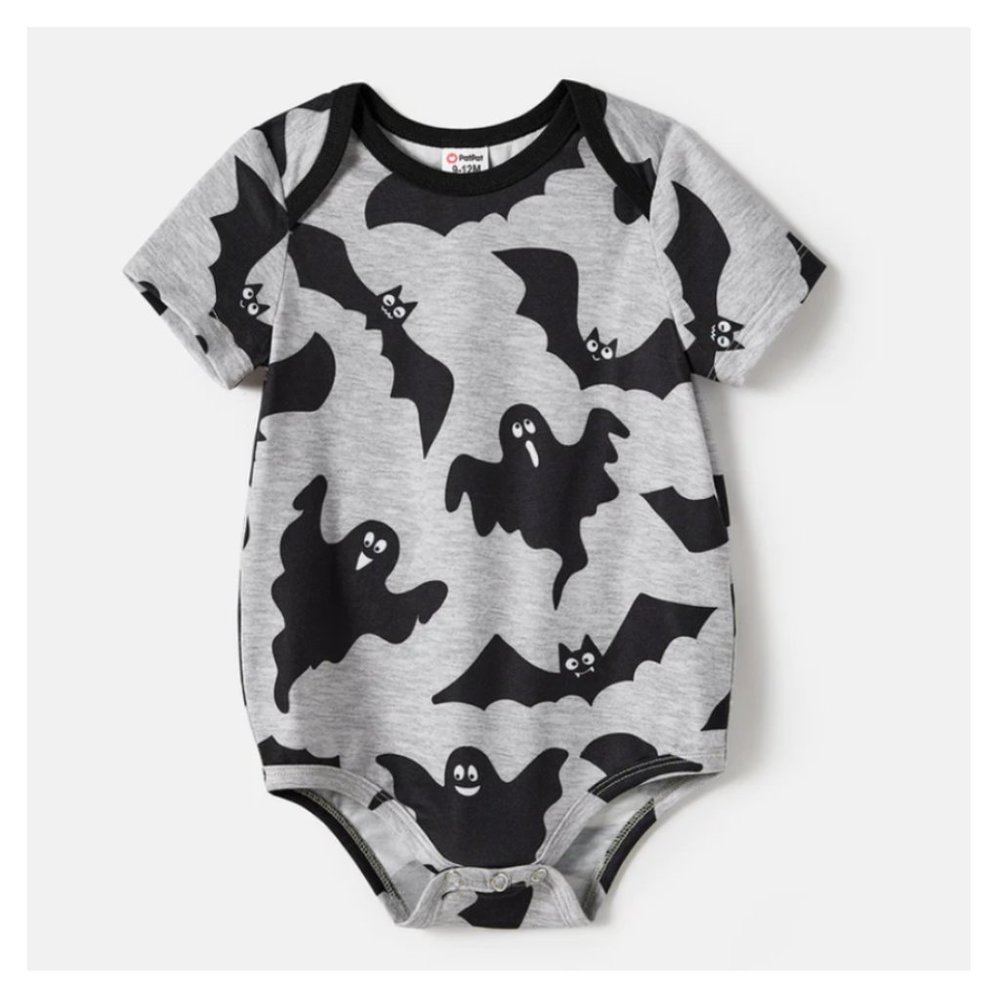 Baby Bats & Ghosts Halloween Onesie